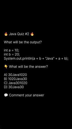 Java Quiz #2 | Can You Solve This? 🤔