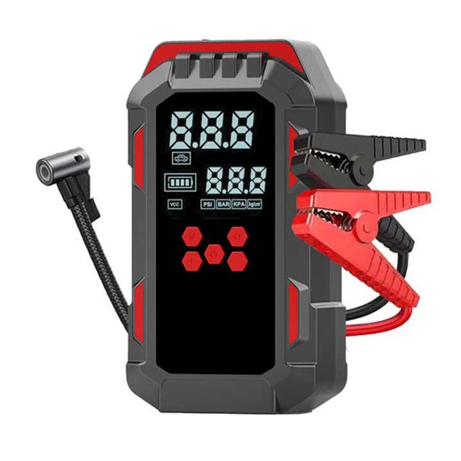 Rechargeable Small Digital Car Tire Inflator  Electric Wireless High Pressure Bike air Pump Portable Jump Starter Car