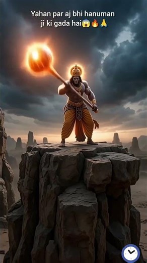 “Hanuman की गदा में छुपा है एक रहस्य…”🙏🔥😱#hanuman#shortsfeed#viral#science#ai#mythology#trending