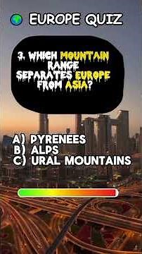 Can You Pass This Europe Quiz? 🌍 Only 1% Do! #Shorts