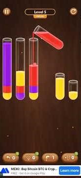 water sort 54/ Water Sort Puzzle game. Puzzel games #shorts