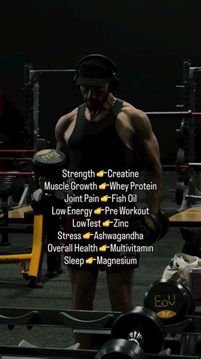 Buy supplements based on your goals