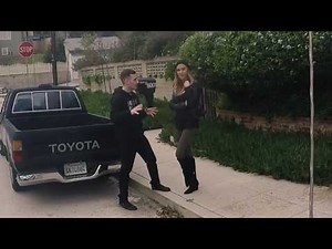 Fake taxi prank Australian girl