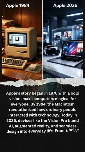 Apple 1984 vs 2026: From Revolution to Reality