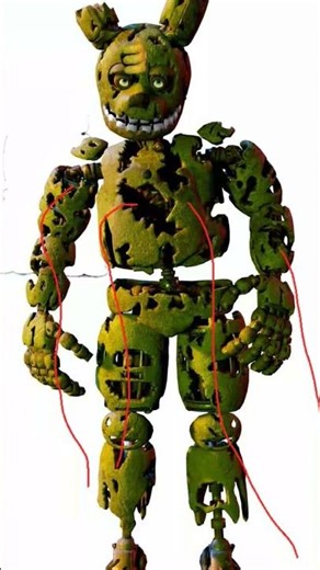 spring trap perdeu na luta #fnaf #meme #springtrap