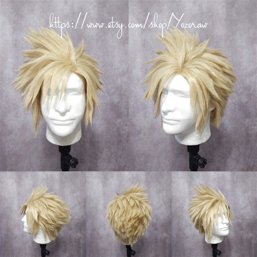Cloud Strife Cosplay Wig - Etsy