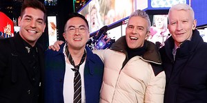 Andy Cohen called Anderson Cooper a 'pass around party bottom' on CNN's NYE show