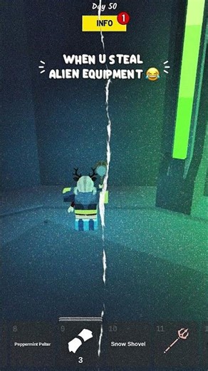 TAKE ALIEN FURNITURE 👽 #roblox #99nightintheforest