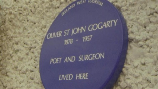 In remembrance of Oliver St John Gogarty, son of the city