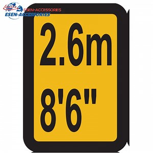 [Hot Item] High Quality ISO Standard Vinyl Serial Number Weight Letter Decal for Container