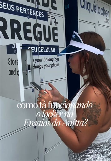 Dicas sobre o Locker nos Ensaios da Anitta