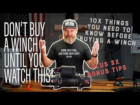 DO NOT BUY A WINCH! (Until you watch this) | Off Road Winch Basics 101