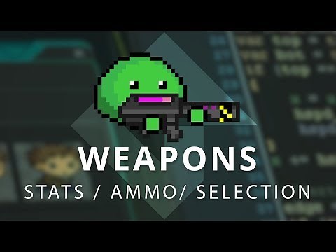 GameMaker Studio 2: Weapons statistics, ammo and selection.