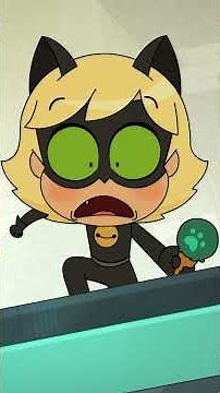 Cat Noir wants to treat Ladybug to ice cream🍦 | Miraculous Chibi | Disney Channel Animation