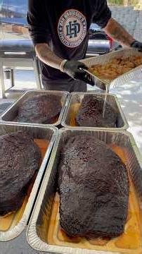 Smoking briskets at Hayden Lake, Idaho #briskets #idaho #beef #butcher