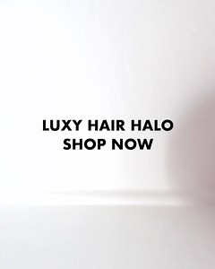NEW Luxy Hair Halo extensions: see getting ready in a new light ✨ A one and done solution for adding length and thickness, Halo extensions let you enjoy heavenly hair in an instant. | Luxy Hair | Facebook