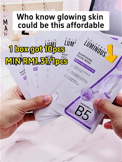 Who know glowing skin could be this affordable #colorkeymy #facialmask #payday #skincare