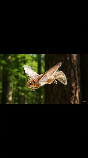 Flying Squirrel Takes Off!