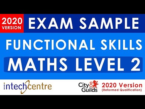 Functional Skills MATHS Level 2 Exam Sample - City & Guilds Exam