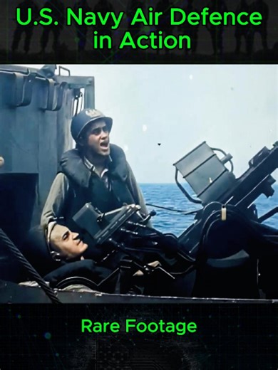 U.S. Naval Forces Defend Against Incoming Aircraft | WW2 This restored historical footage shows the United States Navy defending its fleet during intense wartime operations. Naval anti-aircraft crews worked with precision and coordination to protect ships and personnel from aerial attack. These moments highlight the reality of naval warfare and the critical role of training, teamwork, and technology at sea. The footage has been carefully restored and enhanced for clarity while preserving its his