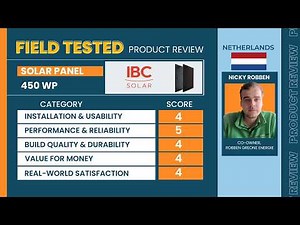 Field Tested | Product Review: IBC 450W Double-Glass Solar Panel