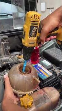 How to clean your car's water reservoir.