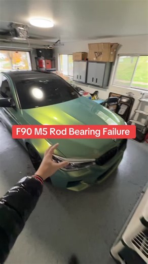M6Motion on Instagram: "M5 Rod bearing failure #bmw #bmwm5 #m5 #f90 #bmwcars #cars #s63 #v8"