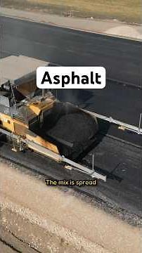 Asphalt is the most recycled material in America. #asphalt #construction #science #engineering