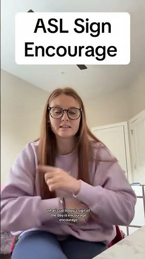 Learn How To Sign "Encourage" in ASL for Beginners | American Sign Language #shorts