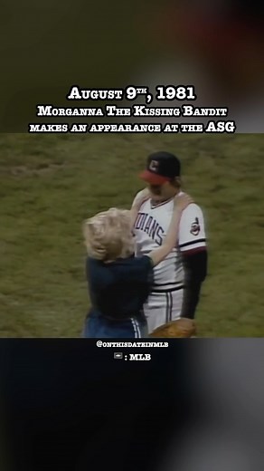 On This Date In Major League Ballers on Instagram: "#onthisdateinmlb 1981 - Morganna the Kissing Bandit invades the Mid-Summer Classic at Municipal Stadium in Cleveland. This time around, her victim is hurler Len Barker who is on the mound. — This was one of only two All-Star Games to be played outside the month of July (the other being the second 1959 game). The game was originally to be played on Tuesday, July 14, but was cancelled due to the players’ strike lasting from June 12 to July 31. —