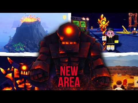 100 Days At Sea [Volcano🌋] - Volcano Region & New Boss Showcases - Roblox