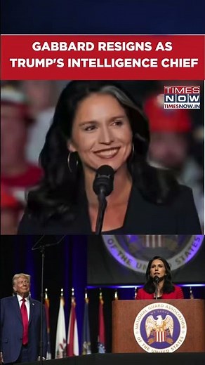 Tulsi Gabbard Resigns As Trump’s Director Of National Intelligence #shorts