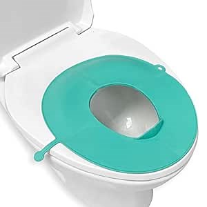 Prince Lionheart Tinkle to Go - Reusable Foldable Portable Potty Training Seat - Toilet Seat Perfect for Travel - Built-in Splash Guard, Perfect Potty Training Toilet Seat, Portable Potty for Toddlers
