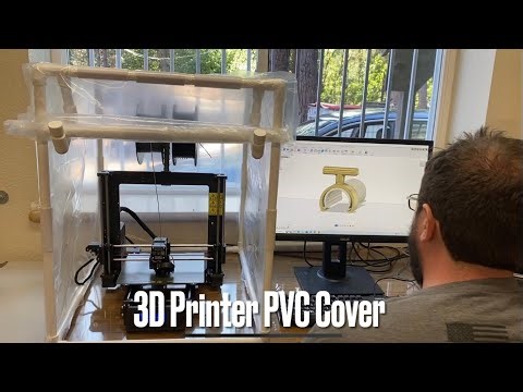 3D Printer PVC Cover / Protect Your Printer From Dust / Full #DIY Video #3DPrinter