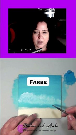 Wolken malen – Mit wenig Farbe werden sie richtig gut!