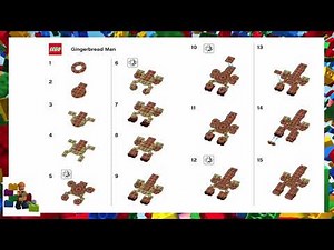 LEGO instructions - Build To Give - Gingerbread Man