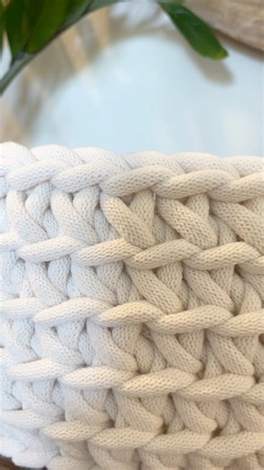 I just uploaded a brand new easy crochet basket tutorial on my YouTube channel. Using jumbo macrame cord a sturdy wooden base, this project works up super quick and looks amazing! | MaCreme by Cre