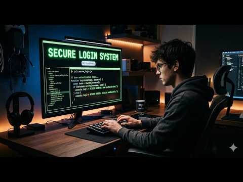 Build a Secure Login System in PHP (Step-by-Step, No Frameworks)