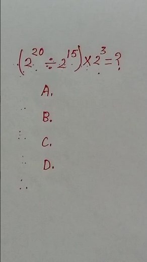 Math Simplify#maths#equation#exponents#easymaths