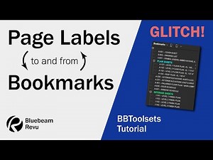 How to Create Page Labels from Bookmarks and avoid this major problem