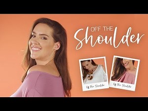 Get The Look: Off The Shoulder | Fashion For Any Occasion | Ideal World