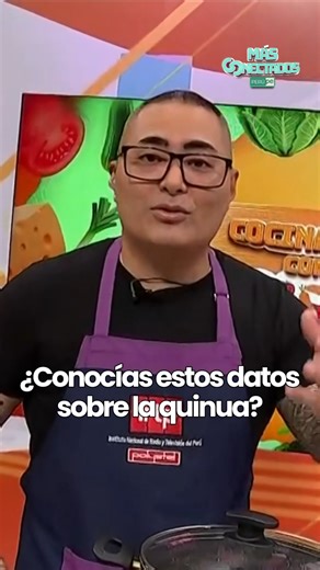 🌾✨ ¿Conocías todas las propiedades de la quinua? Pisu te cuenta sus beneficios mientras prepara un delicioso plato a base de este cereal andino, nutritivo y lleno de historia. ¡No te lo pierdas y anímate a disfrutar lo mejor de nuestra tierra! 🍽️🇵🇪 📺 No te pierdas "Más conectados" de lunes a viernes, a las 10 a. m., por TVPerú, la señal que #NosUne. ✨ | TVPerú