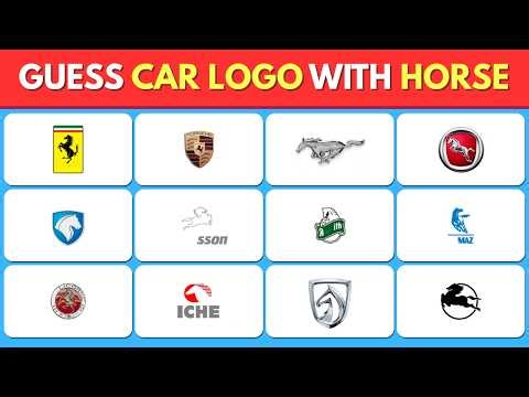Guess the Car Logos with a Horse 🐎 | Car Logo Quiz Challenge