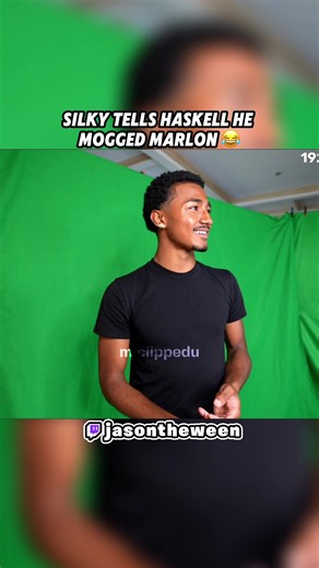 Silky tells Haskell he Mogged Marlon #silky #jasontheween #coreboys #haskell