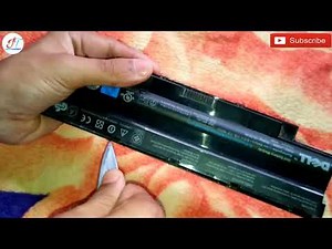 How to open dell laptop battery