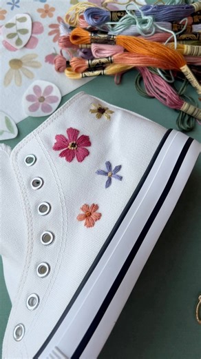 Restocked Stick and Sew Patterns - There are lots of lovely designs to pick from in a variety of sizes. These are perfect for up-cycling your old garments or just adding a bit of personality to something new. They work on loads of fabrics including canvas shoes and knitwear. Check out my page for more ideas. You can find the stick and sew in my folksy web shop along with all my other designs. There is a link in the comments. #upcycledclothing #upcycledfashion #embroideredflowers #embroideredclot