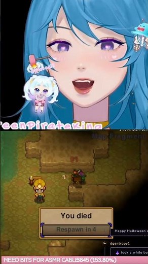 VTuber SWEARS on LIVE 👸👐 #Vtuberfunnyclips #necesse #indiegames