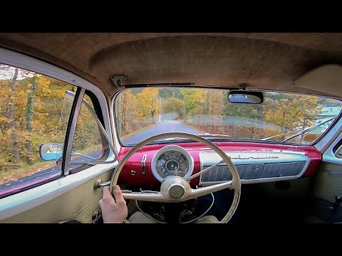 1956 POV TEST DRIVE Simca Aronde Élysée, flash 7ch 1300