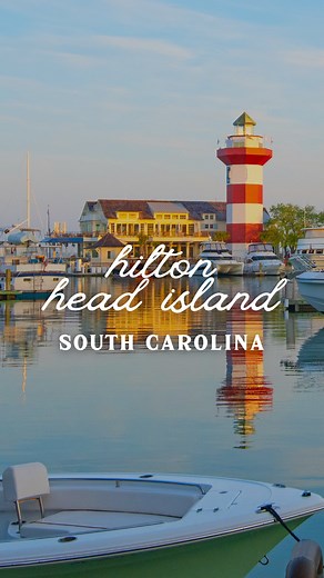 D I S C O V E R /// hilton head island 🌊 picture 12 miles of white sandy beaches, fresh seafood right off the boat, championship golf courses, and sunset cocktails by the marina. hilton head is all about slowing down and soaking up the good life. 🌴 bike under towering oaks, kayak alongside dolphins, or just kick back and enjoy that lowcountry charm. this island is the ultimate coastal escape. 🏌️‍♂️🐬 📍hilton head island, sc 🎥 @kailuvshapiro 🎥 @visithiltonhead @coastalinsider is your go-to 