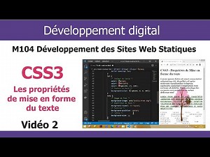 CSS3 Darija V2 : Les propriétés de mise en forme du texte